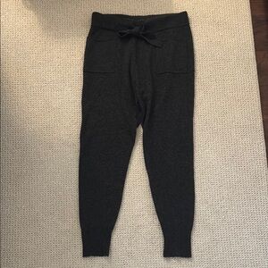 Cozy Charcoal Cashmere Joggers